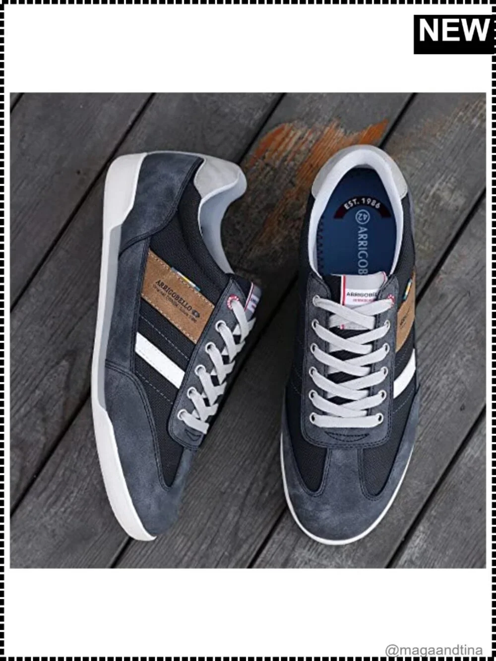 Men's PU Leather Fashion Sneakers Lace-Up Casual Shoes Breathable